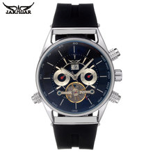 JARAGAR-relojes automáticos para hombre, pulsera mecánica de lujo, diseño Tourbillion, resistente a los golpes, reloj completo con interruptor 2024 - compra barato