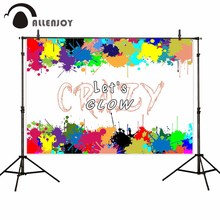 Allenjoy-Fondo de grafiti para fotografía de niños, telón de fondo para fiesta de cumpleaños, estudio fotográfico, utillaje de fotografía 2024 - compra barato