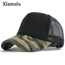 Camouflage Mesh Baseball Caps For Men Snapback Sun Hat 5 panels Women Casquette Bone Gorras Male Hip-Hop Baseball Hats 2024 - buy cheap