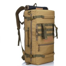 50L Tactical Bag Waterproof Military Backpack Women Men Hiking Rucksack 900D Nylon Sports Bag Climbing Travel Backpack 2024 - buy cheap