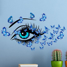 3D Criativo Sexy Olhos Adesivos de Parede Decalques de Decoração Para Casa DIY Modernas Salas de estar Quarto Decoração Poster Mural 2024 - compre barato
