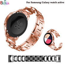Correa de reloj de acero inoxidable para samsung Galaxy, Correa activa para Samsung Gear S2/samsung Galaxy de 42mm, 20mm 2024 - compra barato