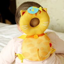 Новая милая детская подушка для защиты головы с мультяшным рисунком, мягкая удобная защитная задняя крышка для детской головы 2024 - купить недорого