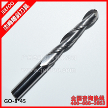8*45mm Tungsten Steel 2 Flute Ball Nose End Mill,Solid Carbide Milling Cutter,Wood Router Bit 2024 - buy cheap