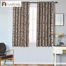NAPEARL Short Modern Curtain Living Room Window Kitchen Grommet Top Treatments Semi-Blackout Ready Made for Bedroom 2024 - buy cheap