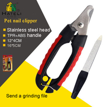 Hateli Pet Nail Clipper Dog Nail Scissors Pets Nails Clippers for Cat Grooming Scissor Animal Toenail Cutter with File and Lock 2024 - buy cheap