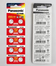 30 шт./лот Panasonic AG12 LR43 186 0% Hg для часов, игрушек, 1,5 в, Кнопочная монетница, щелочные батареи для калькулятора 0% Hg 2024 - купить недорого
