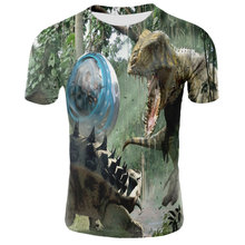 Мужская футболка с 3D принтом «голова динозавра Юрского периода»/«хип-хоп», «лего», «Парк Юрского периода», футболка для мальчиков, одежда, доставка S-4XL, 2019 2024 - купить недорого