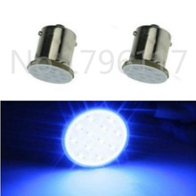 Luz LED de freno y giro para coche, bombilla de luz trasera de estacionamiento, 12V CC, 1156, 1141, BA15S, COB, 12-led, azul, P21/5W 2024 - compra barato