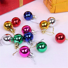 3cm 24Pcs Plastic Ball Christmas Tree Ornament Wedding Birthday Bauble Party Supples Accessories New Year Decoration 8zHH181 2024 - buy cheap