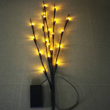 LED Willow Branch Lamp Floral Lights 20 Bulbs Home Bedroom Christmas Party Layout Garden Decor Creative Small Night Light 2024 - buy cheap