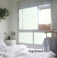 Fog/ White Frosted PVC Security Film Office Bathroom Toilet Lavatory WC High Privacy Film Glass Window Film 20-90cm Width 2024 - buy cheap