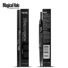 Magical Halo New Arrivals Makeup Brand Automatic Waterproof Eyebrow Pencil Molding Eyebrows Shadows With Brush Eye Brow Pen Fine 2024 - buy cheap