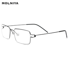 Handmade Solid Glasses Frame Men Myopia Eye Glass Prescription Eyeglasses Women 2019 Korean Screwless Optical Frames Eyewear 2024 - buy cheap