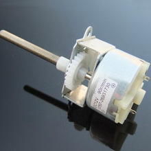 hight quanlity metal Micro DC motor 12V mini DC gear motor with 42mm thread spindle for DIY agitator little noise 2024 - buy cheap