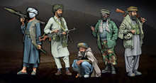 1/35 model kit resin kit   terrorists (5 people) 2024 - buy cheap