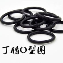 20pcs 1mm wire diameter black silicone O-ring 22mm-40mm Outer diameters waterproof insulation rubber band Oil and abrasion resis 2024 - buy cheap