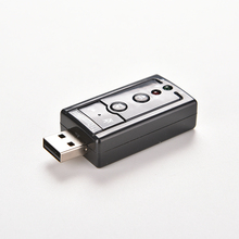 1PC External USB AUDIO SOUND CARD ADAPTER VIRTUAL 7.1 ch USB 2.0 Mic Speaker Audio Headset Microphone 3.5mm Jack Converter 2024 - buy cheap