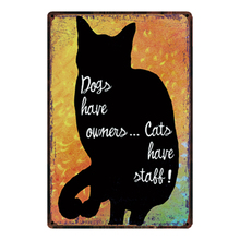 [ Kelly66 ]  Love Cats Metal Sign Tin Poster Home Decor Bar Wall Art Painting 20*30 CM Size y-2065 2024 - buy cheap