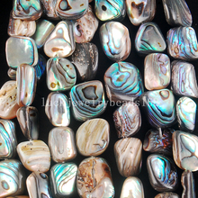 Envío Gratis joyería de moda hermosa Nueva Zelanda Ablone Shell Freeform Loose Beads 15,5 "FG6720 2024 - compra barato
