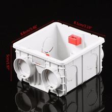 86-Type PVC Junction Box Wall Mount Cassette For Switch Socket Base Junction Holder Box 2024 - buy cheap