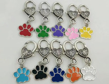Mixed style Drip Enamel Dog Cat Paw Prints Charm Keychain For Keys Bag Key Ring Handbag Couple Key Chain Gift 2024 - buy cheap