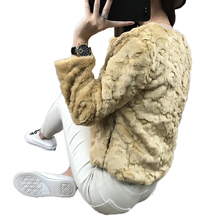 Autumn New Fashion Women Faux Fur Jacket Elegant Faux Rabbit Fur Coat Short Slim Outerwear Fur 2019 Parka Winter Jacket Women 2024 - buy cheap