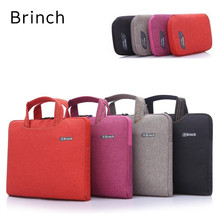 2020 Brand Brinch Handbag Laptop Bag 13",14",15",15.6",Shockproof Briefcase Sleeve Case For Macbook Notebook Air Pro,Dropship 2024 - buy cheap
