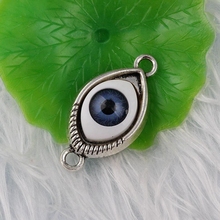 Mixed Vintage Alloy Demon Eye Connector Eye of Horus Charms Pendant For Jewelry Making Bracelet Necklace Accessories Gifts 2024 - buy cheap