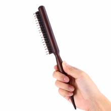 1Pcs Pro Salon Hair Brush Wooden Handle Fluffy Comb Dish Hairdressing Hairstyle Barber Scalp Massage Hair Styling Tool Hairbrush 2024 - buy cheap