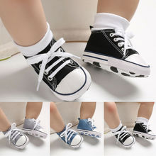 New Infant Kid Girls Boys First Walker Shoes Solid Anti-slip Soft Sole Newborn Sneakers Prewalker 3-18M 2024 - buy cheap