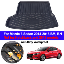 Bandeja de carga para maletero de coche, alfombrilla protectora para el suelo, para Mazda 3, sedán, Mazda3, 2014, 2015, 2016, 2017, 2018 2024 - compra barato