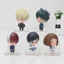 5pcs/set Anime 1/16th Scale My Hero Academia figure Bakugou Katsuki Izuku Midoriya Ochaco Uraraka Mini Action Figures Toys 2024 - buy cheap