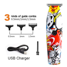 Mini cortadora de pelo profesional, cortadora de pelo portátil sin cable USB recargable, potente corte de pelo para hombres y niños 2024 - compra barato