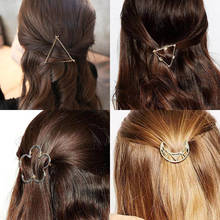 SMJEL Hair Accessories Hollow Flower Hair Clip Women Girls Party Jewelry Hair Arrow Moon Hairpin Barrettes 2024 - buy cheap