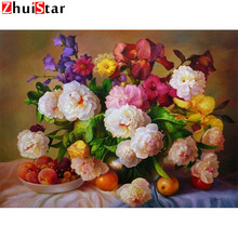 DIY Diamond Embroidery Flowers Picture Of Rhinestones Diamond Painting Cross Stitch Diamond Mosaic Home Decoration ZWQ ZT 2024 - buy cheap