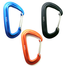 12KN Hammock Dog Clip Safety Carabiner Clasp Outdoor Camping Hiking Hook Auto Locking Wiregate Balance 2024 - buy cheap
