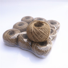 wholesale Gift Packing Hang Tag String 100m 1mm Cord Jute rope hemp Twine Natural ropes DIY houseline Decor Handmade Accessory 2024 - buy cheap