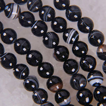 Contas soltas facetadas de veias pretas, 6mm, d106, joias facetadas de 15 tamanhos 2024 - compre barato