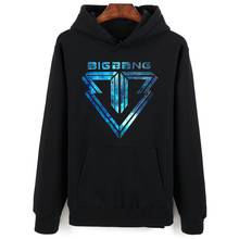 Bigbang Kpop Hooded men Hoodies Pullover Sweatshirt Korean Hip Hop Popular GD T.O.P Sweatshirt men Cotton Fashion Clothes 2024 - buy cheap