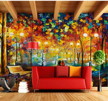 Grandes murales personalizado, papel pintado con motivo de pintura al óleo, pared de salón, sofá, pared de TV, papel tapiz de pared del dormitorio 2024 - compra barato