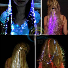 5pcs Colorful LED Wigs Glowing Flashing LED Hair Braid Clip Hairpin Decoration Ligth Up Show New Year Party Christmas 2024 - buy cheap