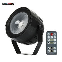 Controle remoto sem fio led par cob 30 w violeta dmx512 efeito de palco iluminação bom para dj discoteca festa aniversário em casa discoteca
