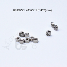 681ZZ L415ZZ  1.5*4*2(mm) 10pieces bearing free shipping ABEC-5 bearings Metal Sealed Mini Bearing 681 chrome steel bearing 2024 - buy cheap