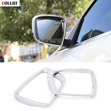 2Pcs Car Styling ABS Chrome Side Rearview Mirror Frame Cover Trim Sticker Accessories For Maserati Levante 2016 2024 - buy cheap