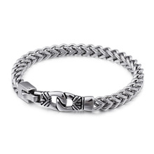 Men's keel fashion bracelet Titanium steel simple steel bracelet 2024 - buy cheap