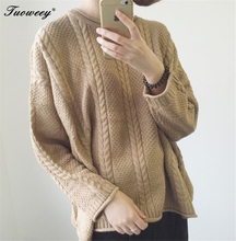 Осенне-зимние женские свитера и пуловеры в Корейском стиле с длинным рукавом, повседневный укороченный свитер, тонкие однотонные вязаные Джемперы, свитера mujer 2024 - купить недорого