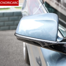CNORICARC-tiras de ajuste para espejo retrovisor de coche, accesorio de fibra de carbono para BMW serie 5, 5GT, E60, F10, F07, 2008-2017, 2 uds. 2024 - compra barato