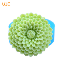 HYL048U 35mm Flower Chrysanthemum Silicone Push Mold - Cake Decoration, Fondant, Resin Clay, Scrapbooking, Gum Paste, Food Safe 2024 - buy cheap