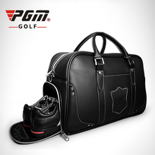 Pgm-Bolsa de ropa de Golf de cuero genuino para hombre y mujer, bolso de mano portátil para zapatos de Golf, bolsa incorporada, paquete de alta calidad, D0075 2024 - compra barato